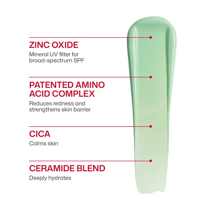 UV Skin Recovery Red Color Correcting Green Tint Broad Spectrum SPF 50