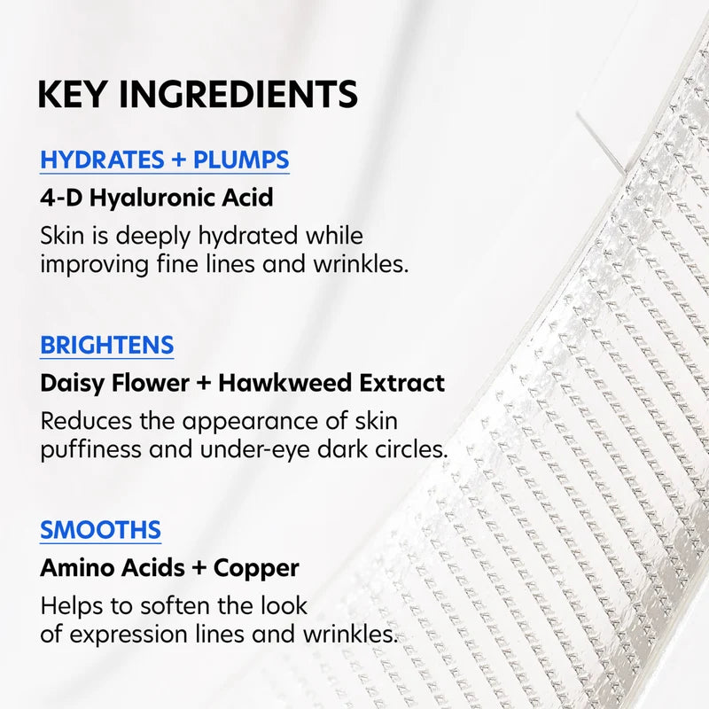 Hyaluronic Acid Microneedle Eye Patches